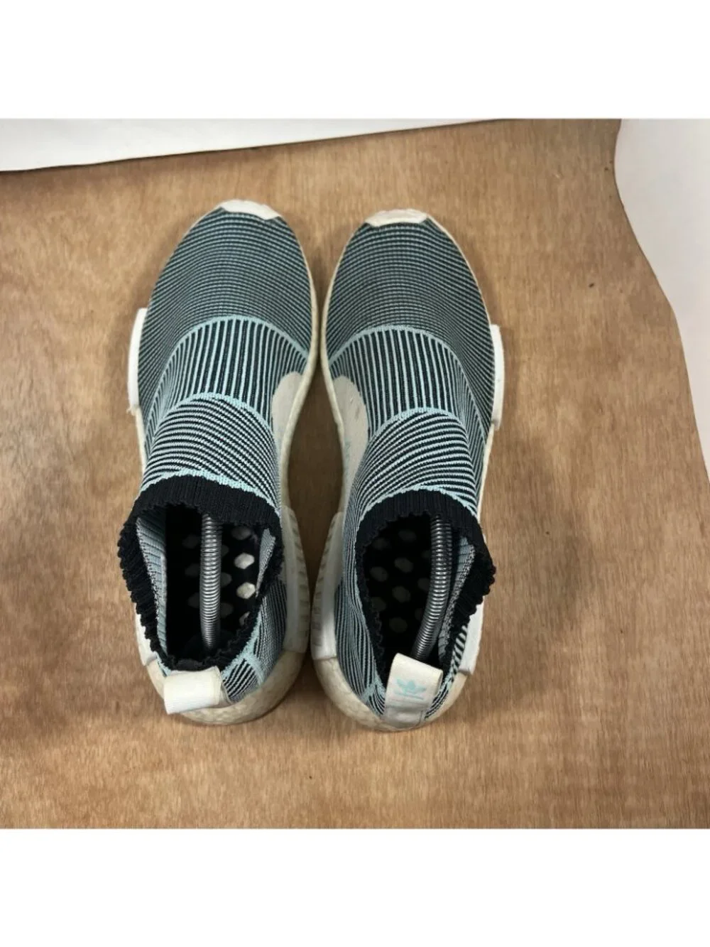 Adidas Parley X NMD CS1 Men's Size 12 Blue Spirit Sneakers Shoes AC8597